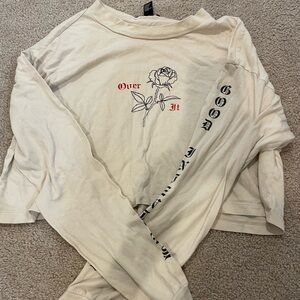 forever 21 super soft women’s cropped shirt over it top